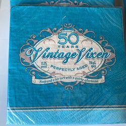 Vintage Vixen - 50years Party Napkins