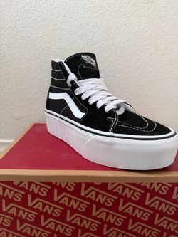 Vans SK8-Hi Platform Sneakers Black White