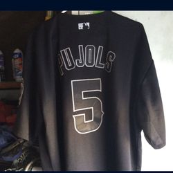 Angels Albert Pujols authentic Majestic jersey size 60