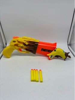 NERF Fortnite Peely Pack Toy Gun Set Banana W/ 4 Darts