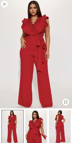 Red jumpsuit