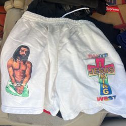 Kanye Jesus Is king Shorts