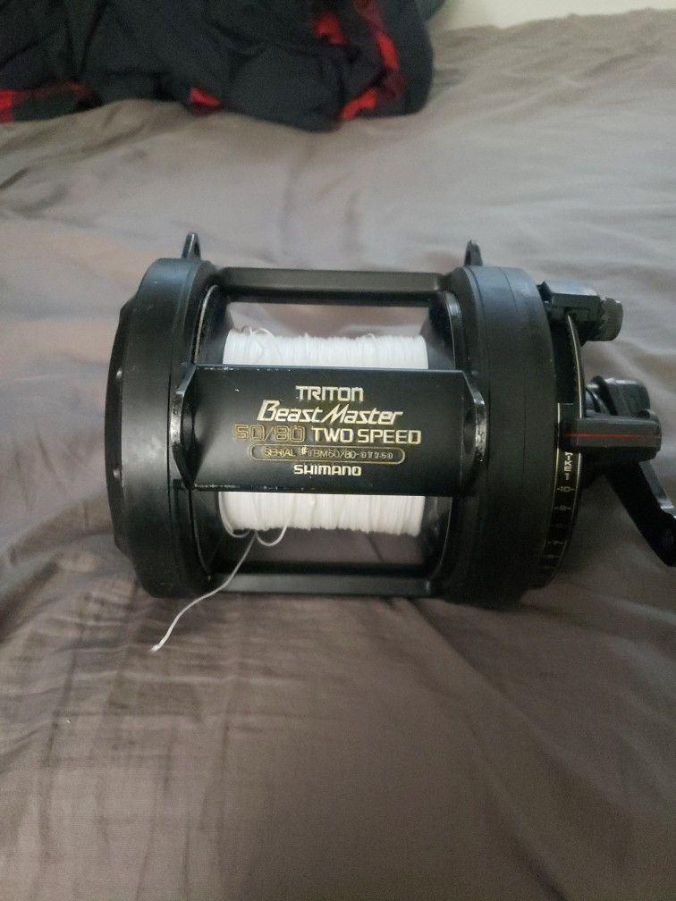 2) Shimano Triton Beastmaster 50/80 2-Speed Reels - The Hull Truth -  Boating and Fishing Forum