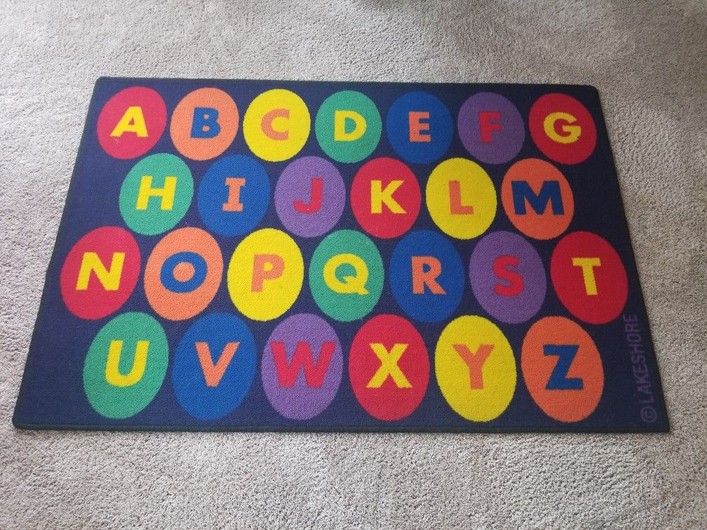 Lakeshore learning alphabet rug