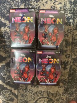 2026 Topps Neon Marvel Value Blaster Box (35 Cards) Brand New Sealed