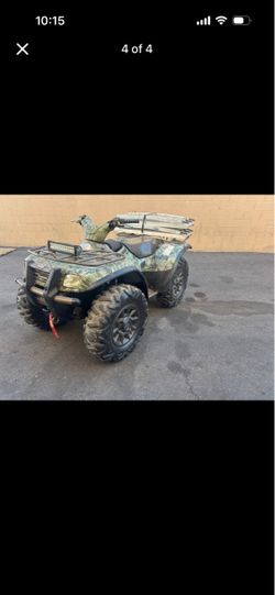 Camo ATV with Winch and LED Light Bar