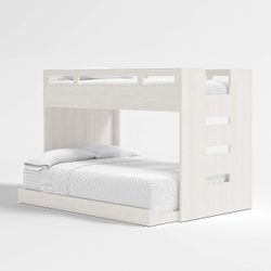 Crate & Barrel bunk bed, low height, awesome bed