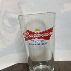 Mostly Budweiser logo glasses