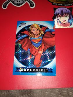 Supergirl 2025 Fleer Brilliants Superman #15 Blue X-Ray /999