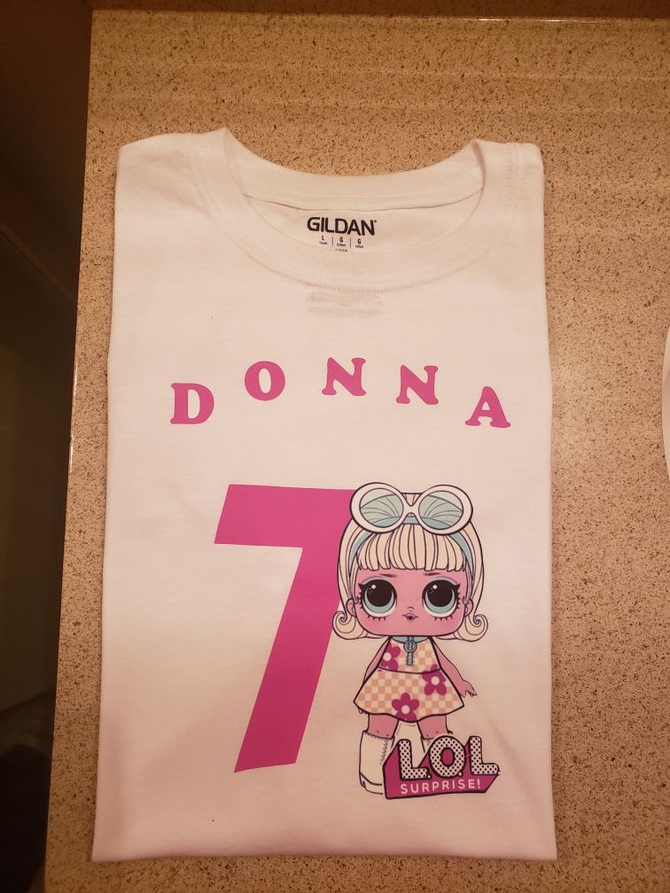LOL DOLL CUSTOM SHIRTS. ASK FOR PRICES. I CAN MAKE ANY THEME.