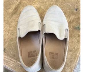 Fitflop beige slip on shoes