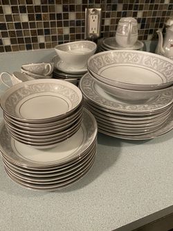 Imperial China Whitney Dishes Setting for 8 Vintage