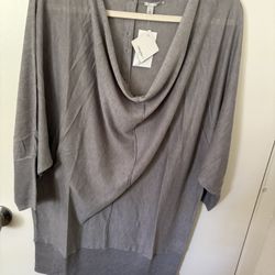 Pale Gray Cardigan 