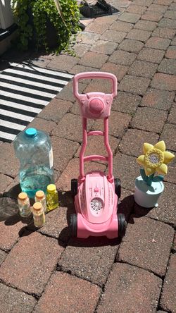 Bubble mower and musical bubble flower