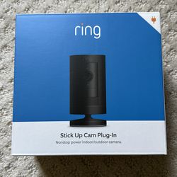 Ring Indoor/Outdoor Stick Up Cam Plug-In