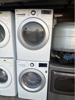 Lg stackable washer and gas dryer
