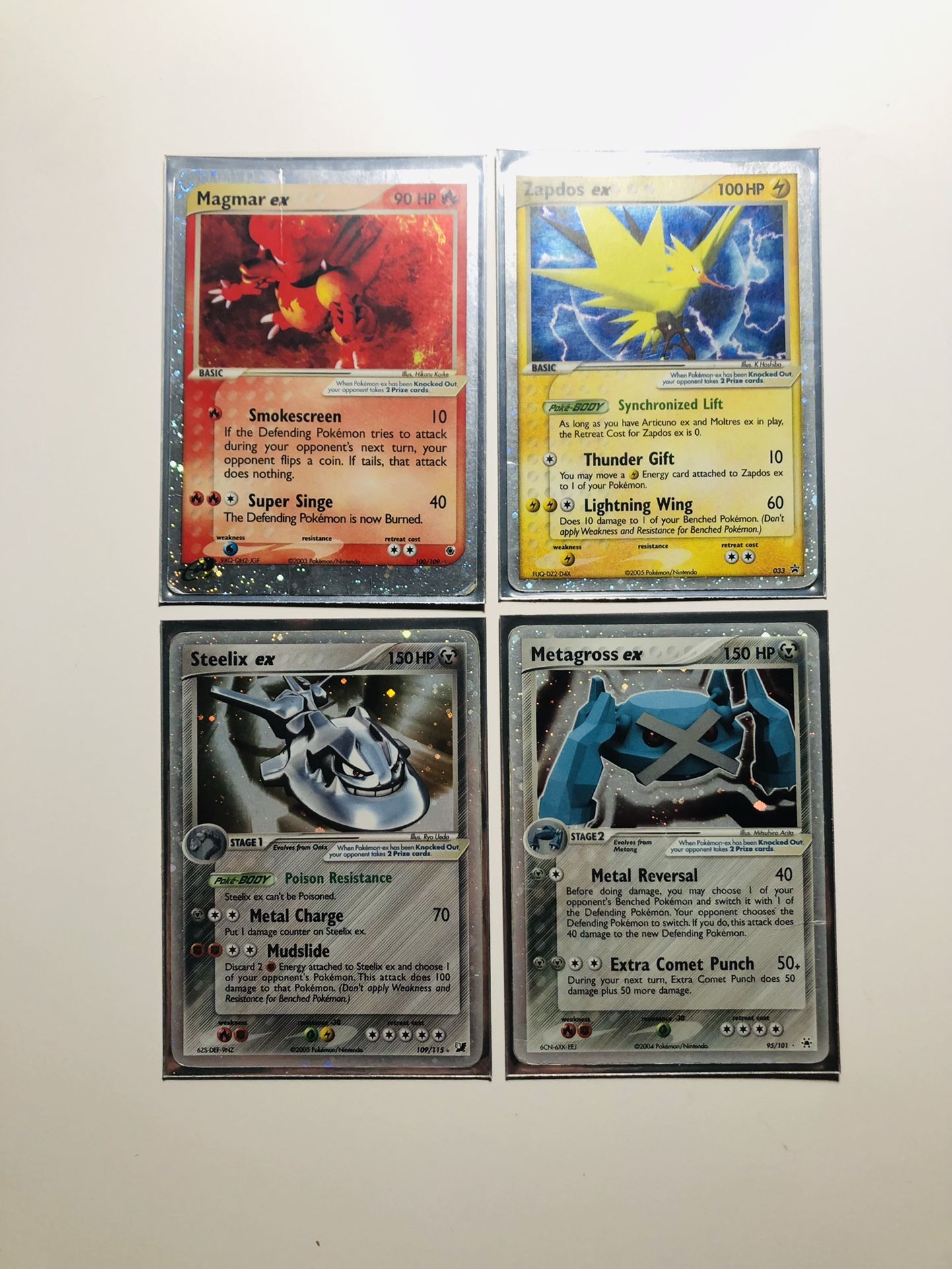 Ex Era Pokémon Bundle (Zapdos, Metagross, Magmar, Steelix)