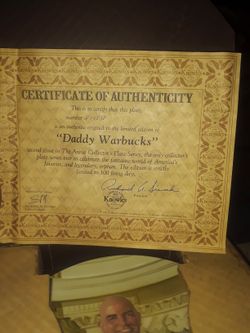 Daddy Warbucks Bradford Exchange