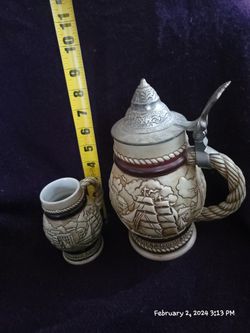 Avon Beer Stein And Matching Mug