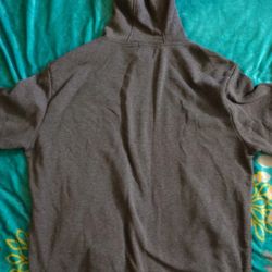 3XL Grey Zip Up Hoodie 