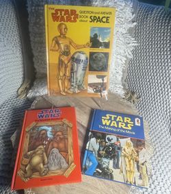 Vtg Star Wars Childrens Book Lot 3 1(contact info removed) Wookiee Space Making of Movie