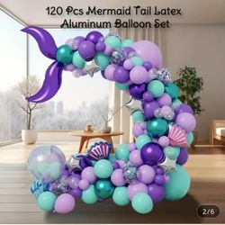Mermaid Balloon  Arch Kit
