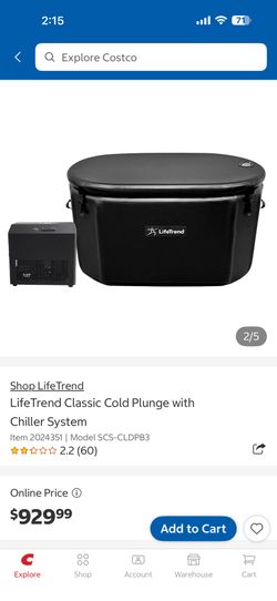 LifeTrend Classic Cold Plunge and Chiller System with Inflatable All-Weather Cover