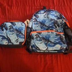 Backpack and lunchbox 