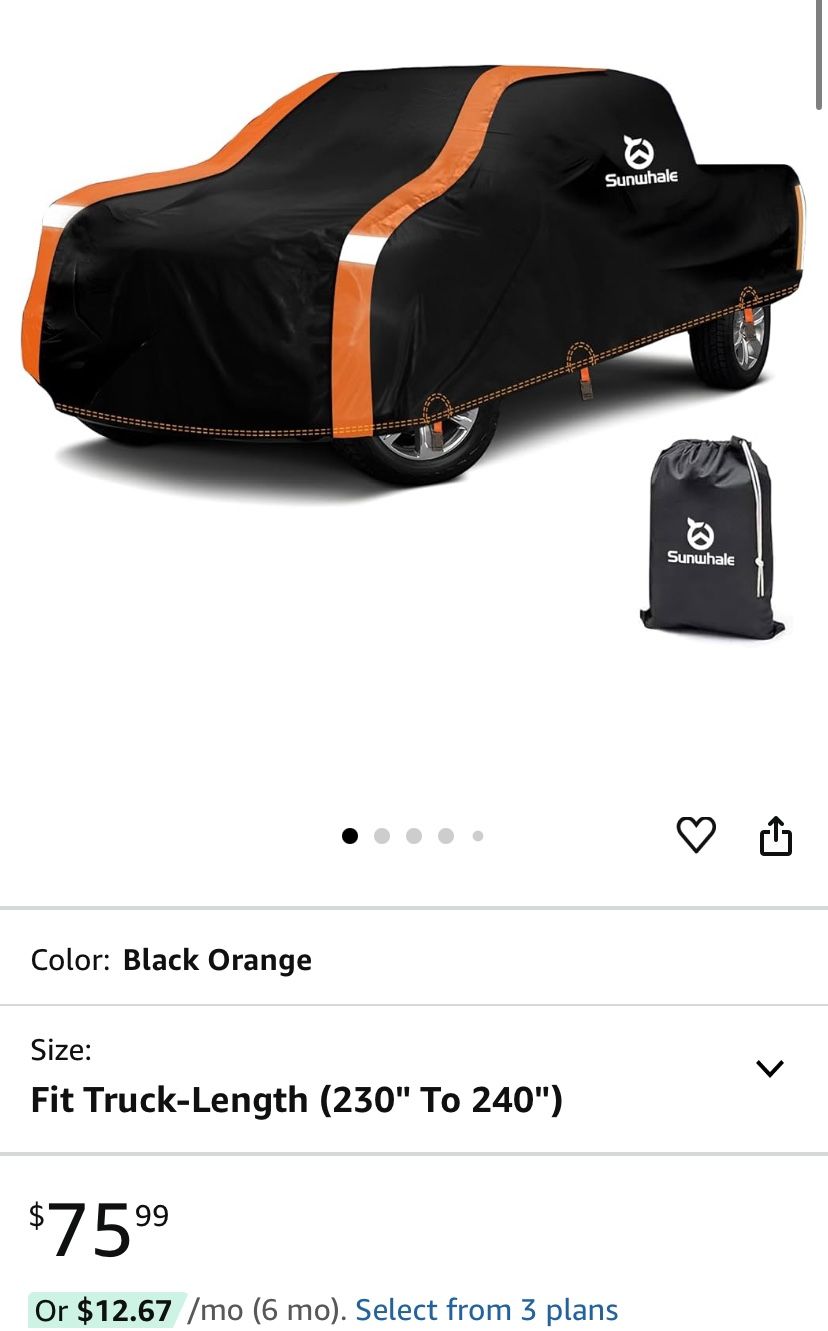 Truck Cover Heavy Duty 100% Waterproof 