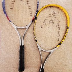 2 HEAD Tennis Rackets Titanium Ti.Conquest Ti.Medalist Supersize and Oversize