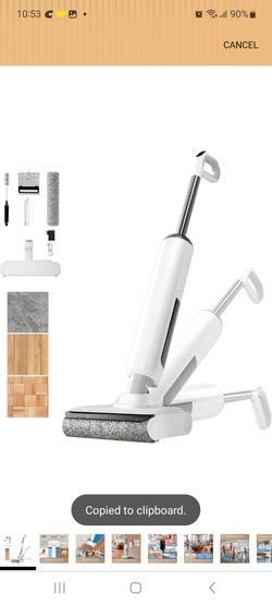 Wet Dry Vacuum Mop - Self-Cleaning Floor Washer with 180°Lie-Flat & 0 Hair Tangle, Self-Propelled Edge Cleaning, 60Min Runtime, Designed for Pet Hair,