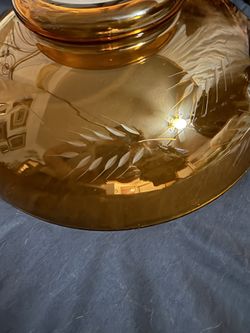 Vintage Amber Glass