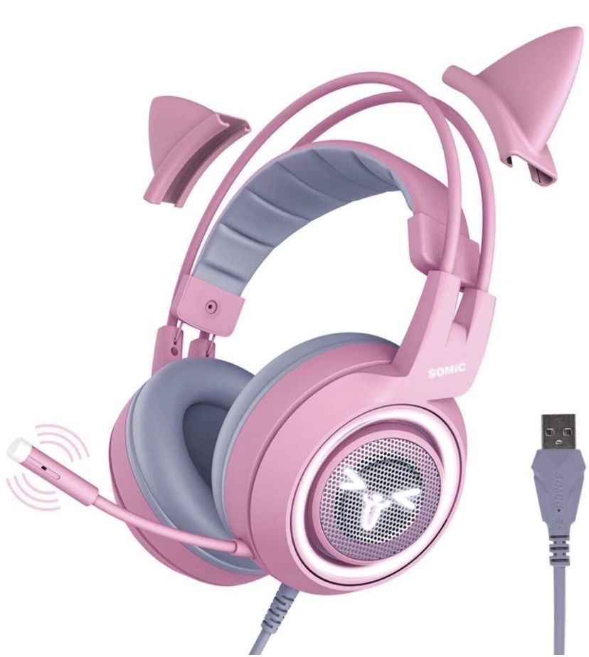 Somic Cat Headset With Mic