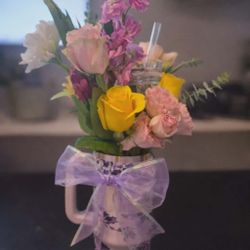Floral Arrangement + Tumbler