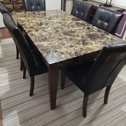 Dining room set & buffet