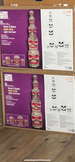 Halloween LED animatronic skull