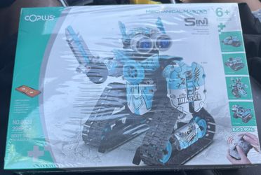 $25 Coplus 5 in 1 STEM Robot Building Kit, App & Remote Control Cars Building Toy