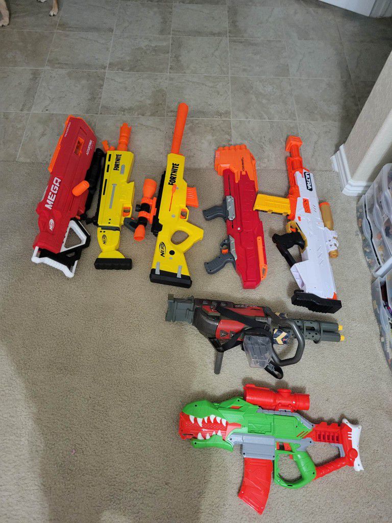 Nerf Guns And Jumbo Legos