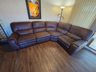 Brown sectional couch 3 years old $300