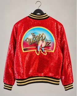 Wizard of Oz at Sphere Ruby Red Sequin Bomber Jacket – Size Small