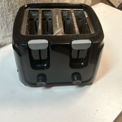 Black WalMart Toaster, Four Big Slots