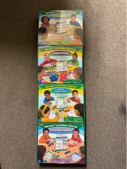 CA. LAKESHORE INSTANT LEARNING CENTERS. NEW NOT OPENED. $45.00 FOR ALL 4.