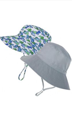 2 pack kids summer bucket hat
