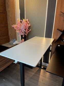 63 inches white standing desk