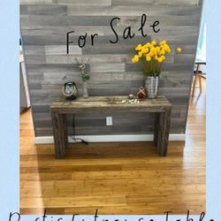 Rustic Entrance Table