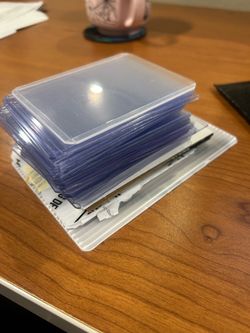 PLASTIC TOP LOADER CARD SLEEVE PROTECTORS