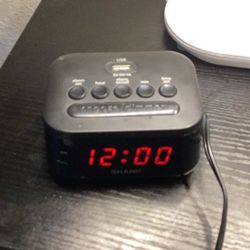Alarm Clock With USB Outlet 