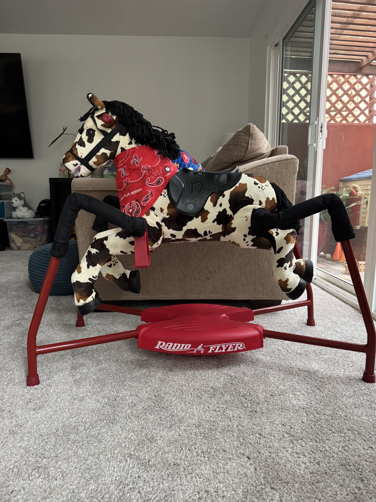 Red Rider Bouncy Riding Horse