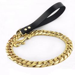 Luxury Cuban Link Leash  (27.5in-29.5in)