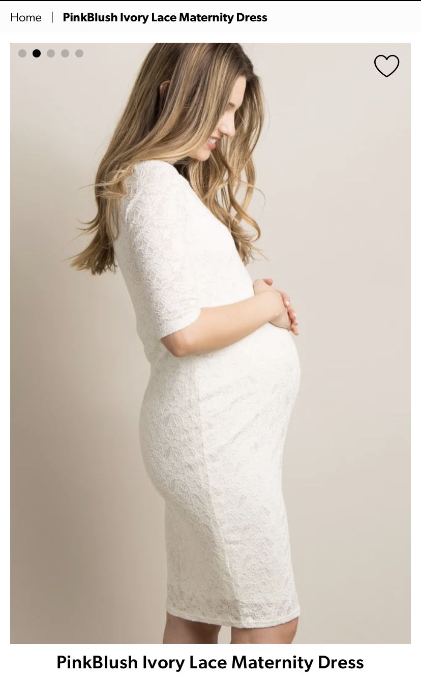 Ivory Maternity Dress - $5